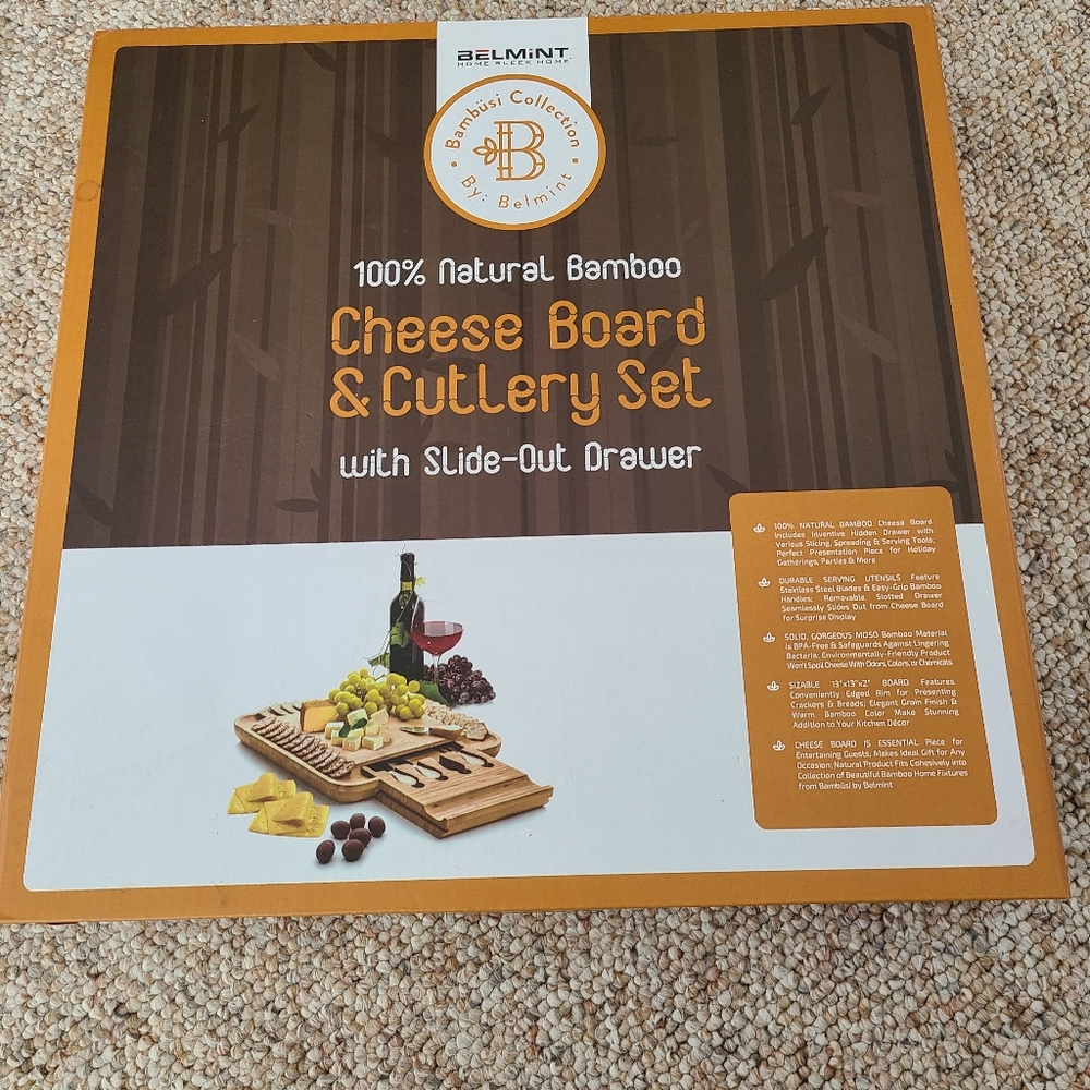 Cheese Board & Cutlery Set